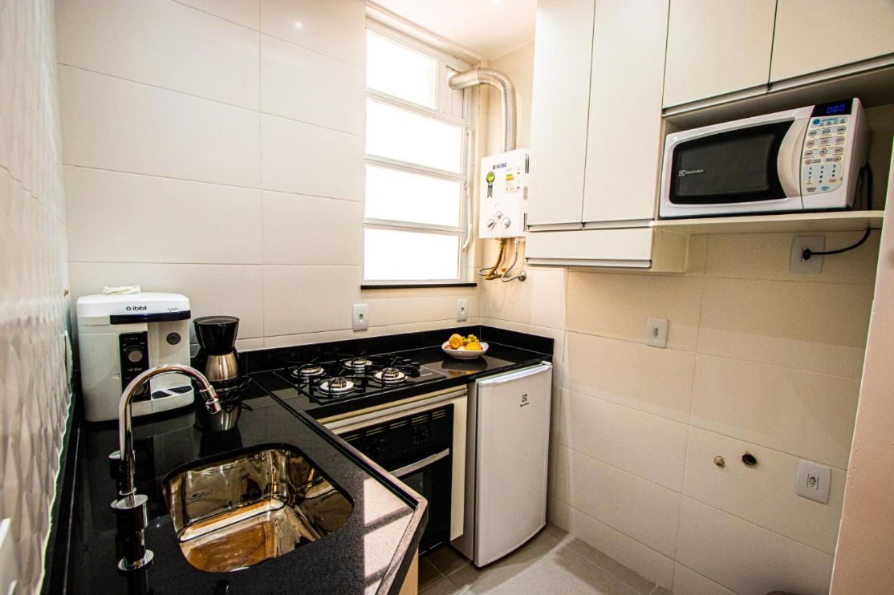 Copacabana Moderno 1 Quarto Vista Mar 里约热内卢 外观 照片